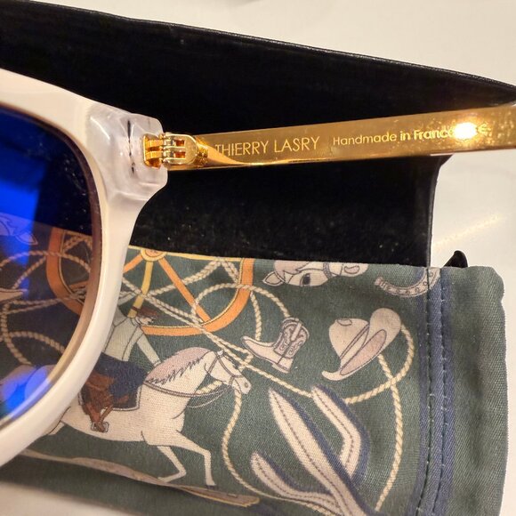 Thierry Lasry DIRTYMINDY Cat Eye Sunglasses - Cream/Ivory main image 4